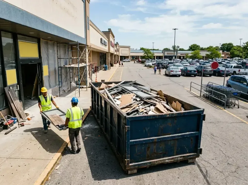 retail-store-renovation-debris-003 — frequently asked questions, Roll-off Dumpster Rentals in Zionsville, IN